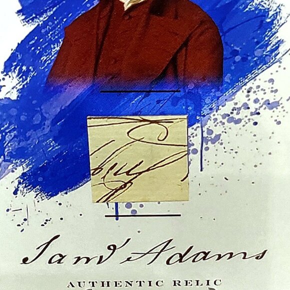 Authentic Samuel Adams Handwriting Relic Piece of History Founding Father - Picture 2 of 4